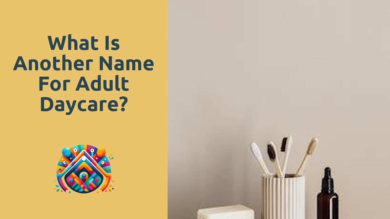 What is another name for adult daycare?